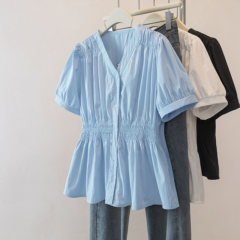 Women Formal Wear Tops - 200 pond plus size dames overhemd