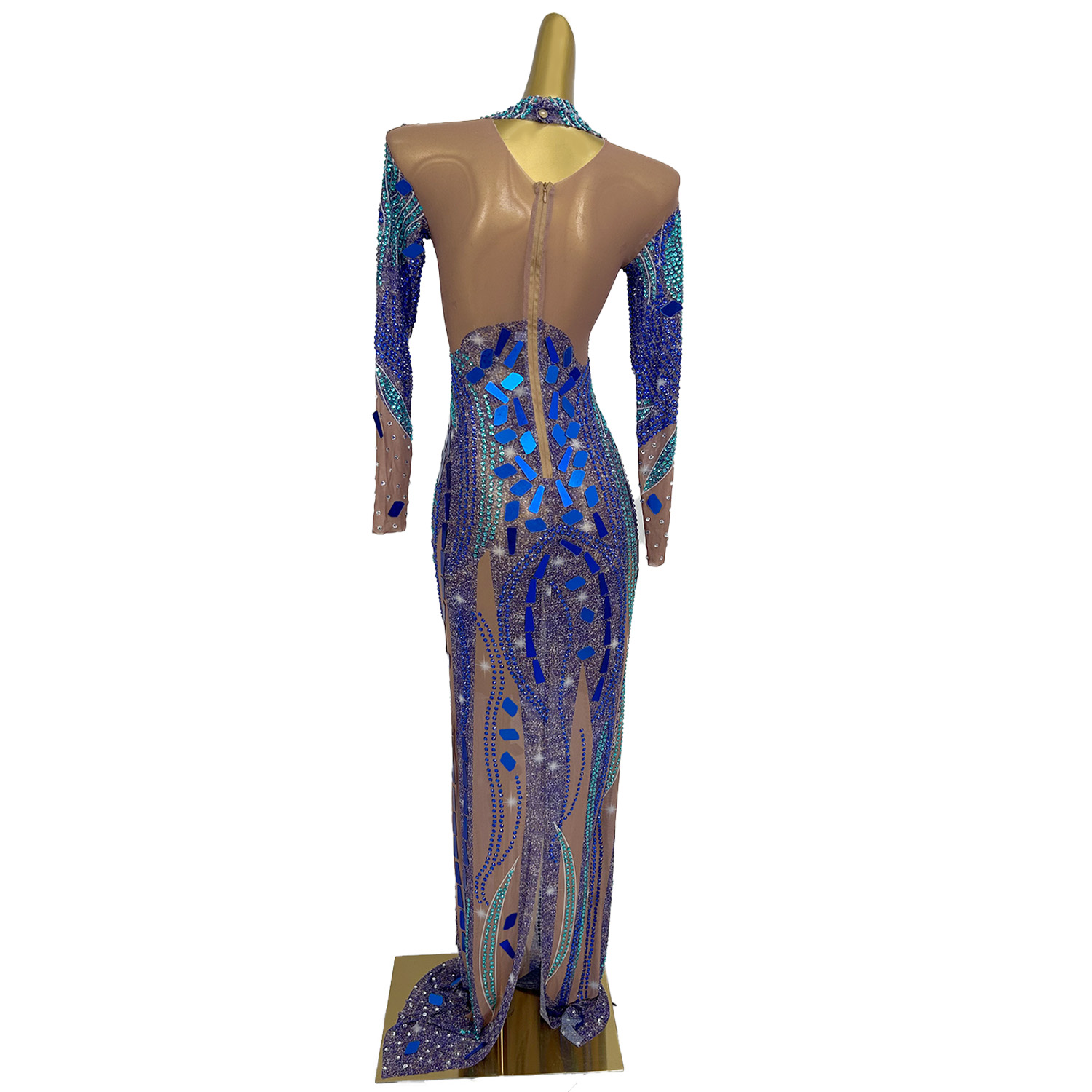 Women Formal Wear Photoshoot - Formele Couture Sparkly Strass See Through