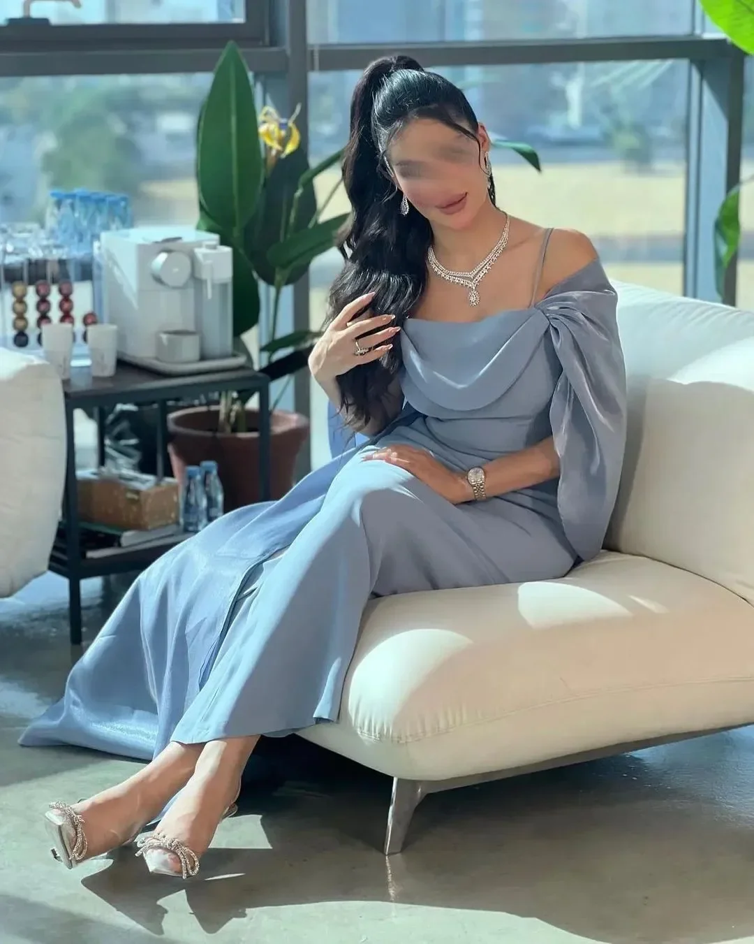 Women Formal Wear Dubai - Aangepaste Dubai vrouwen dragen formele gelegenheidsjurk