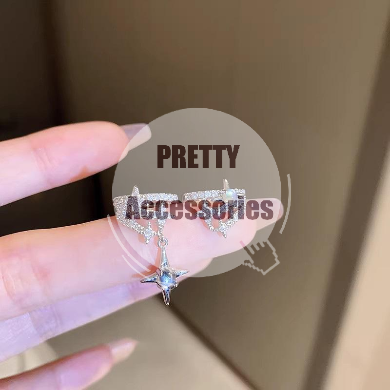 Formal Wear Jewelry For Women - Niet-geperforeerde minimalistische zirkoonoorbellen 1 paar asymmetrisch