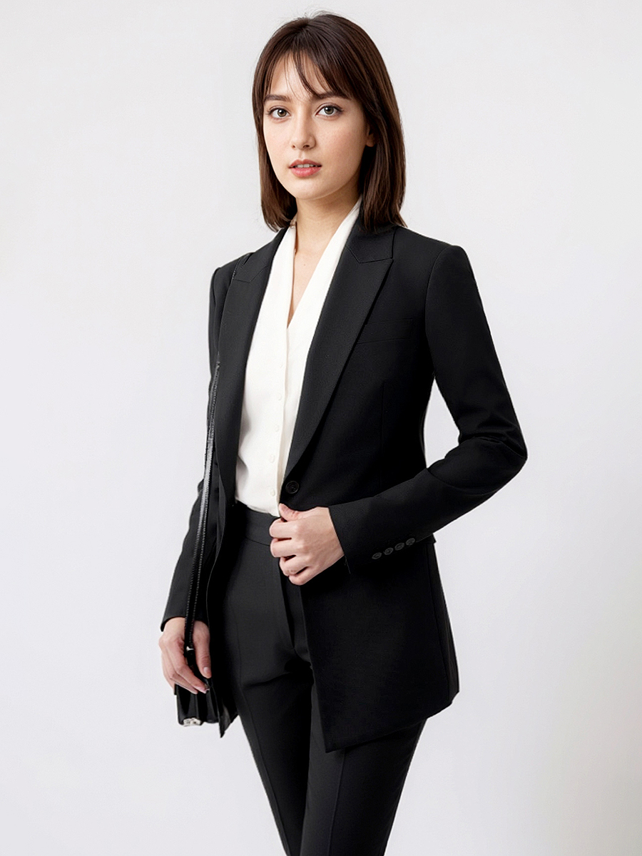 Women Formal Wear Blazer Set - Dameskostuums Set Blazer Broek Kantoor Dame