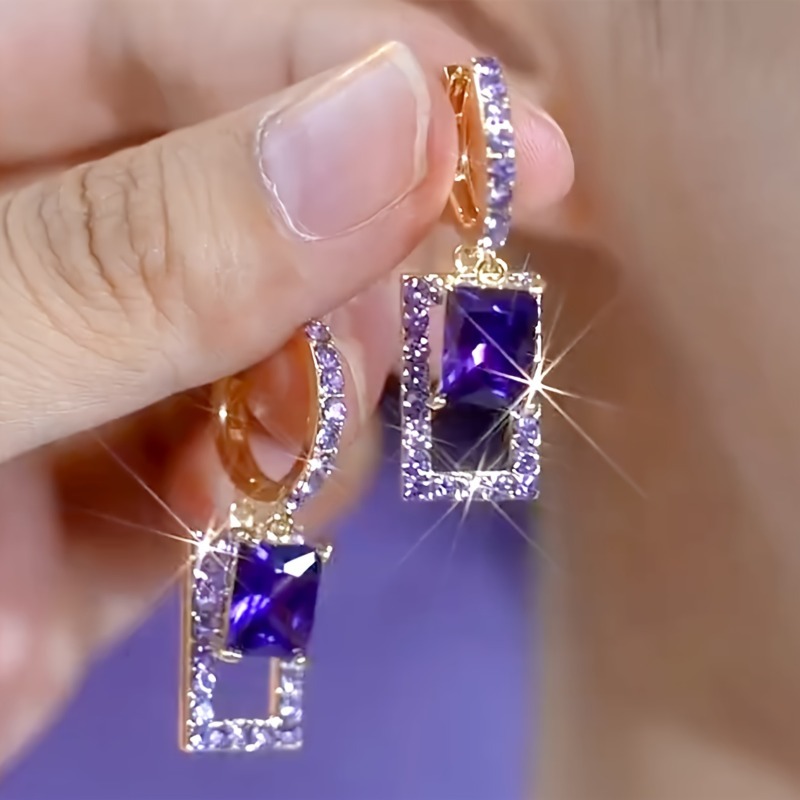 Formal Wear Jewelry For Women - 1 paar elegante luxe geometrische vierkante
