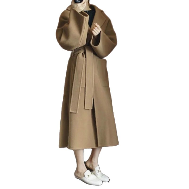 Women Formal Wear Coat - Elegante dames lange jas 100% zuivere