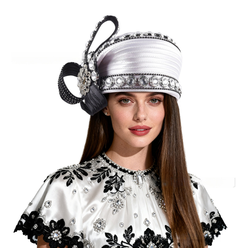 Women Formal Wear Photoshoot - Hoedjes voor dames, luxe strass paardenracesclub