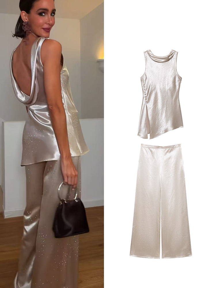 Women Formal Wear Tops - TFMLN Mode Broekpak voor Vrouwen Zomer