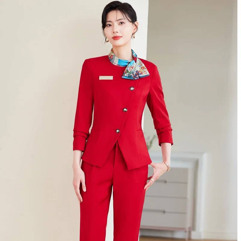 Women Formal Wear Interview - Plus Size Formele Elegante Stijlen Broekpakken