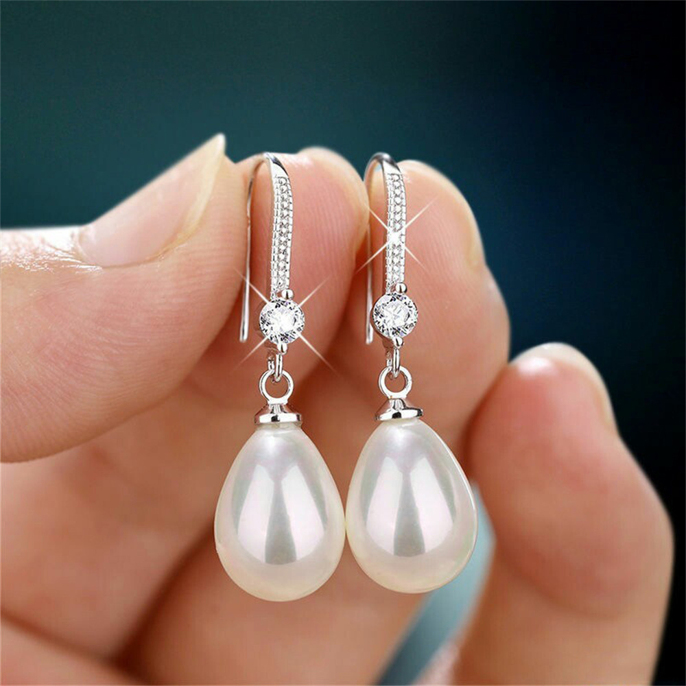 Formal Wear Jewelry For Women - Imitatiepareloorbellen Lichtgewicht damessieraden Damessieraden Parelachtige oorbellen