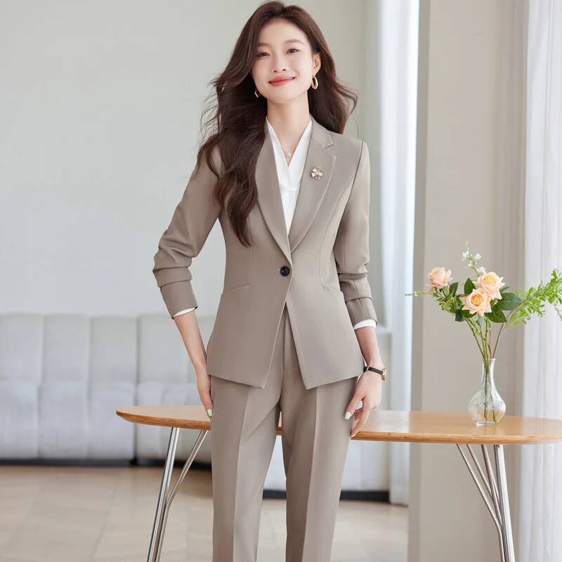 Herfst Winter Formele uniforme - Women'S Formal Wear Pantsuits recensie en prijs