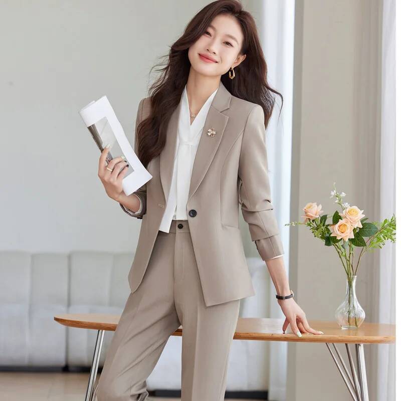 Herfst Winter Formele uniforme - Women'S Formal Wear Pantsuits recensie en prijs