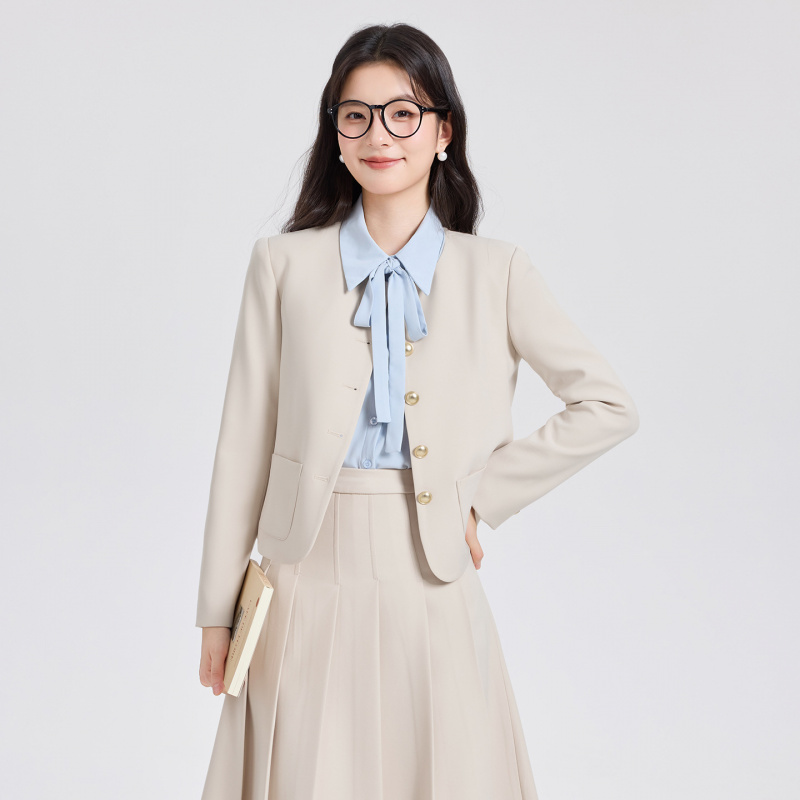 Grijze korte pakset voor dames - Women Formal Wear Interview recensie en prijs