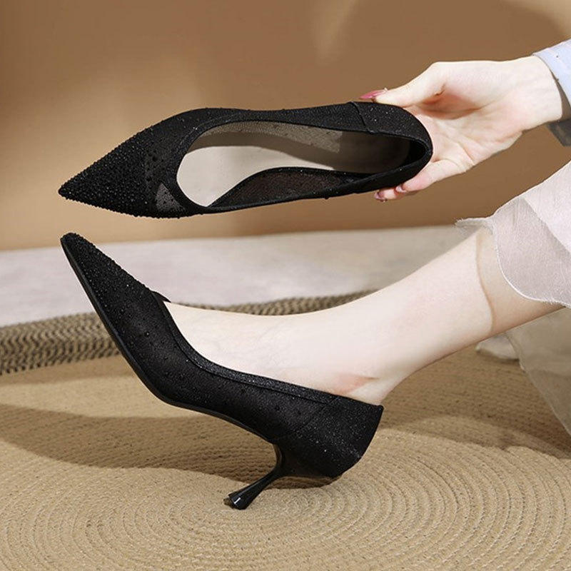 Instapsandalen met hoge hak -  - Women'S Work Fashion recensie en prijs