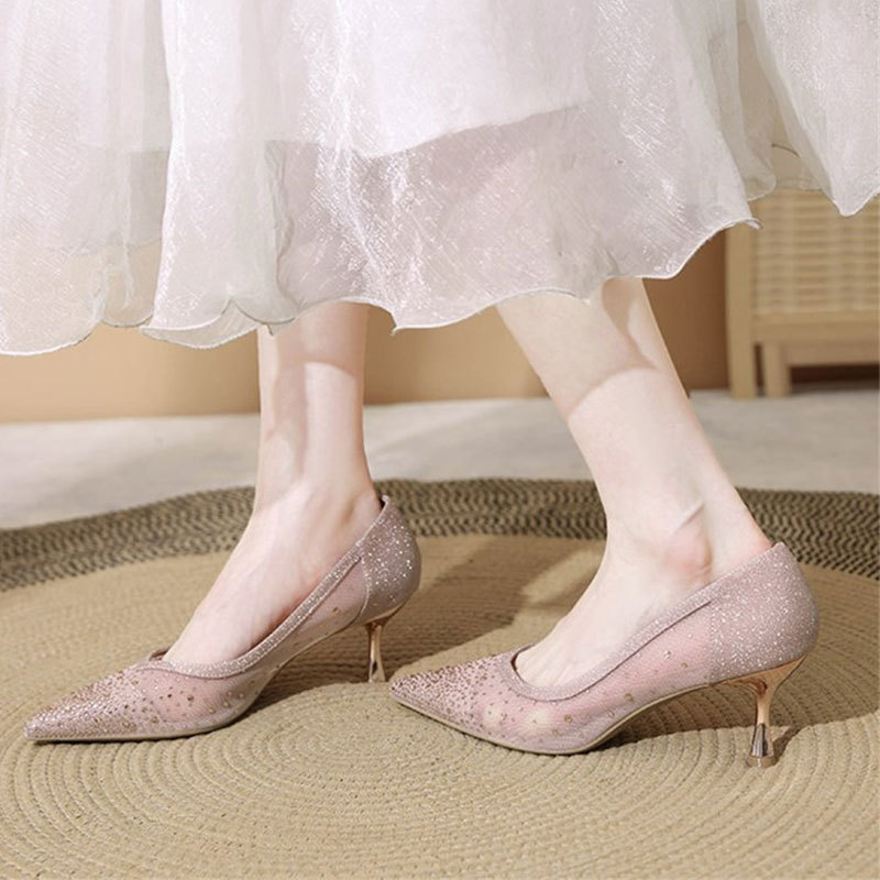 Instapsandalen met hoge hak -  - Women'S Work Fashion recensie en prijs