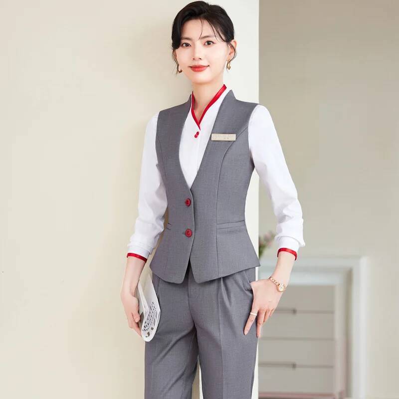 Plus maat 5XL formele broekpak - Women Formal Wear Interview recensie en prijs