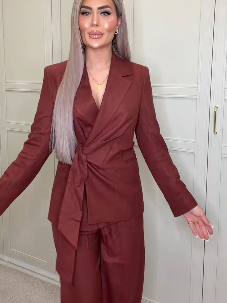 Mode Kantoor Dames Blazer Broe - Women Formal Wear Blazer Set recensie en prijs