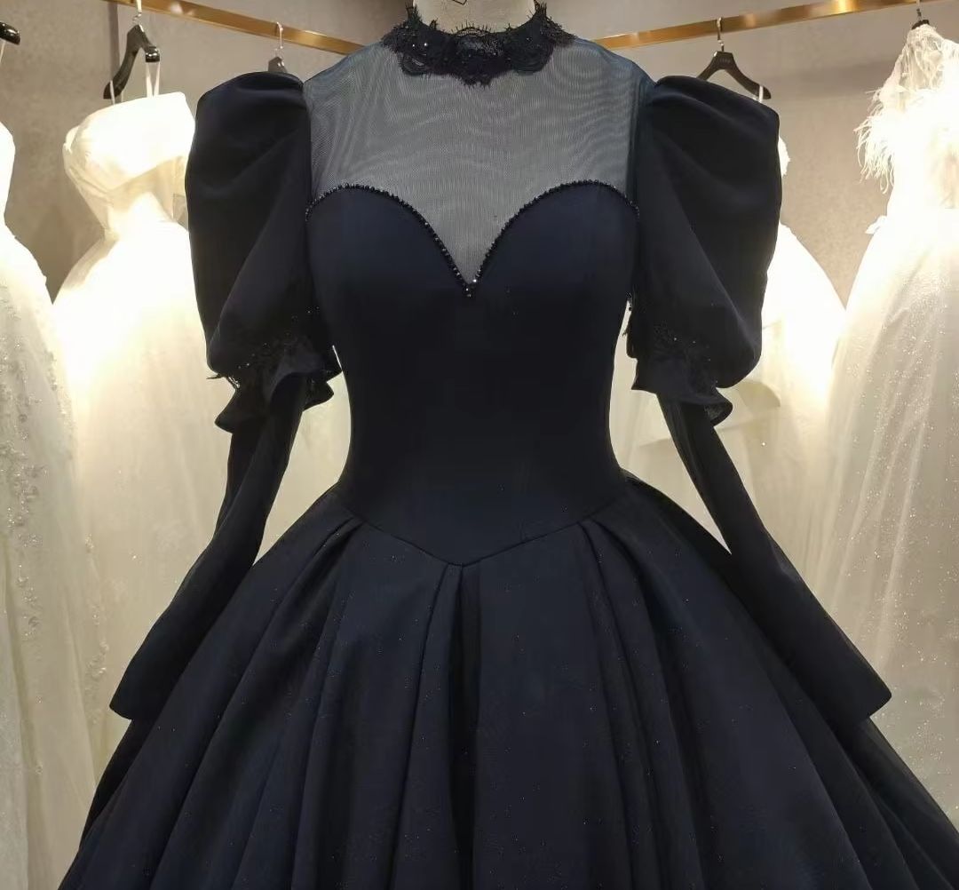 Gotische zwarte trouwjurk pure - Women'S Gothic Formal Wear recensie en prijs