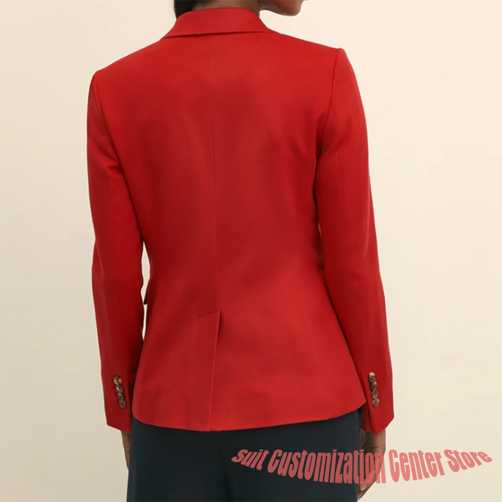 Marineblauwe wollen kleding vo - Women'S Formal Wear Jackets recensie en prijs