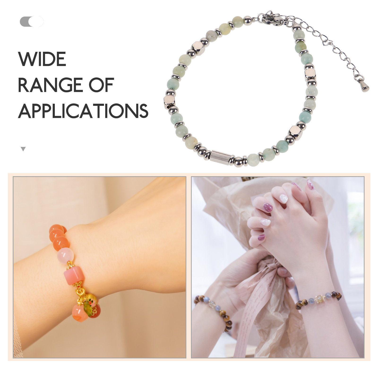 Kralenbedelarmband Dames Licht - Formal Wear Jewelry For Women recensie en prijs