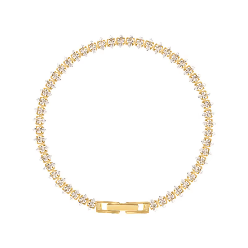 Sierlijke gouden CZ-armband –  - Formal Wear Jewelry For Women recensie en prijs