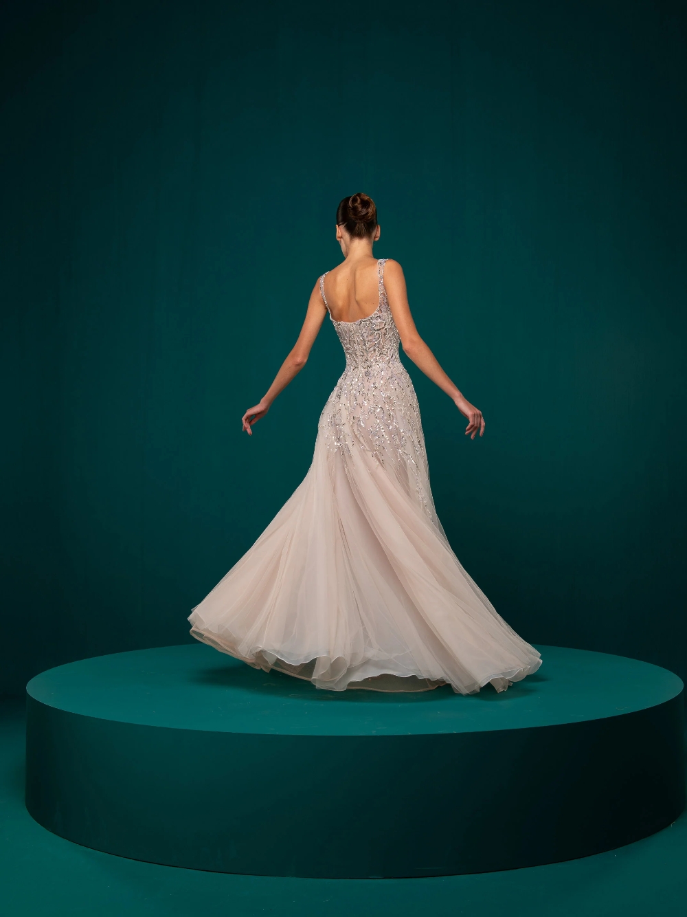 Elegante avondjurk met vierkan - Women Formal Wear Dubai recensie en prijs