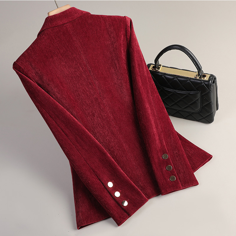 Geelgouden fluwelen blazer Dam - Women Formal Wear With Blazer recensie en prijs