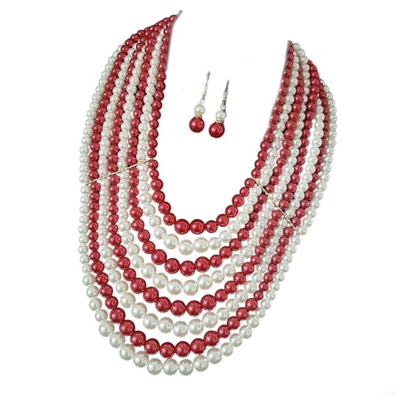 Verfijnde meerlaagse nepparels - Formal Wear Jewelry For Women recensie en prijs