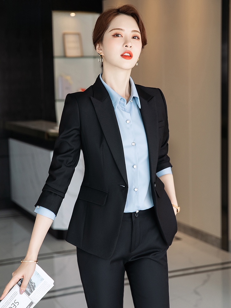 Grijze pakset voor dames Lente - Women Formal Wear Interview recensie en prijs