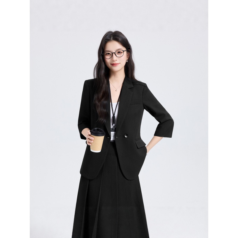 Marineblauwe damespakset voor  - Women Formal Wear Interview recensie en prijs