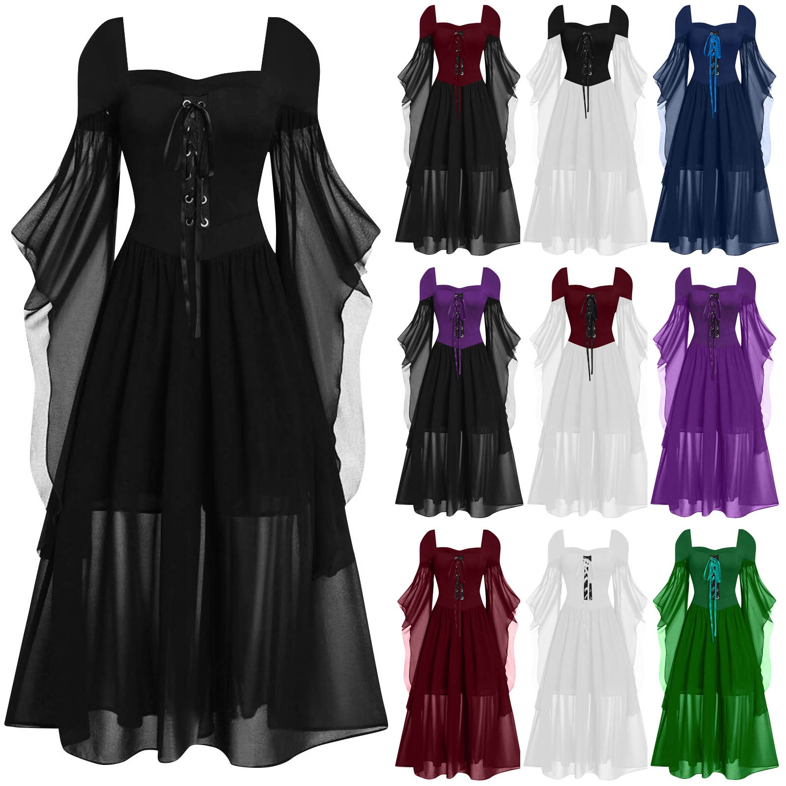 Halloween 2026 Jurken Off-shou - Women'S Gothic Formal Wear recensie en prijs
