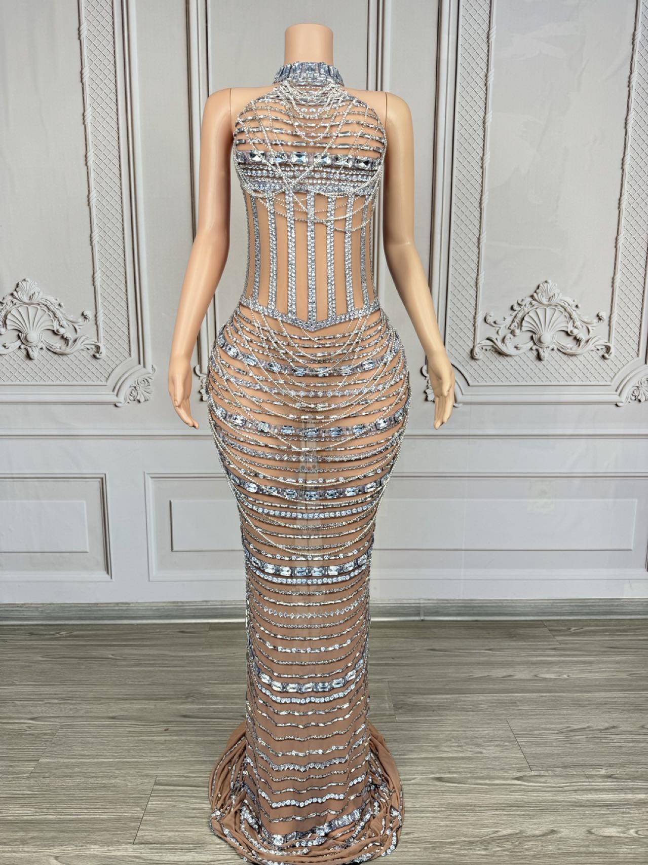 Sexy Vrouwen Sparkly Kristalle - Women Formal Wear Photoshoot recensie en prijs