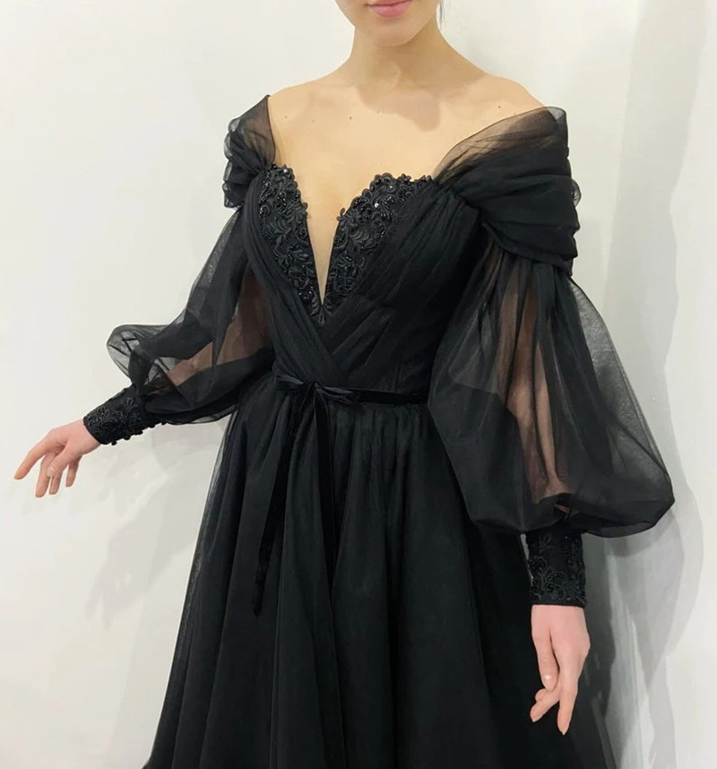 Aangepaste gotische zwarte tro - Women'S Gothic Formal Wear recensie en prijs