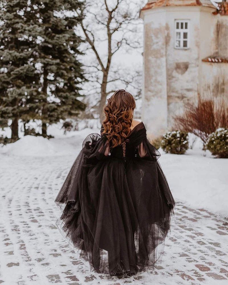 Aangepaste gotische zwarte tro - Women'S Gothic Formal Wear recensie en prijs
