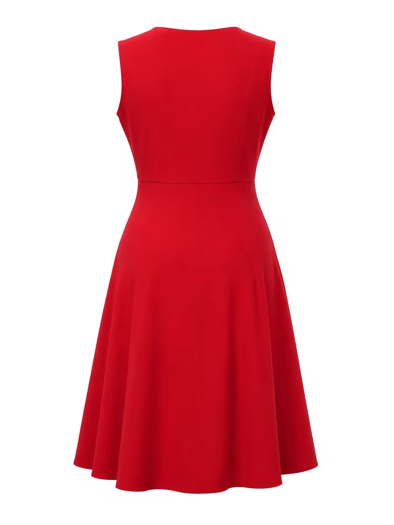 Plus Size Dames Rode Polka Dot - Women'S Red Formal Wear recensie en prijs