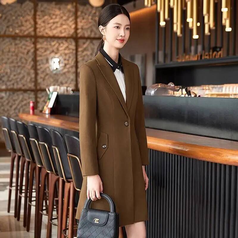 Hoge kwaliteit stof herfst win - Women Formal Wear Interview recensie en prijs