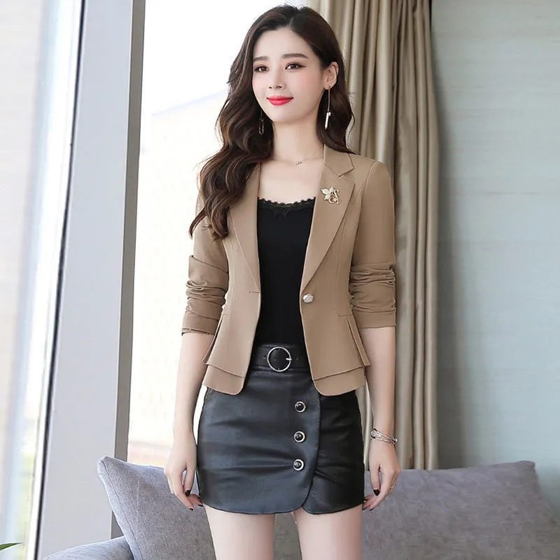 Damesjas in rood, groen, beige - Women Formal Wear With Blazer recensie en prijs
