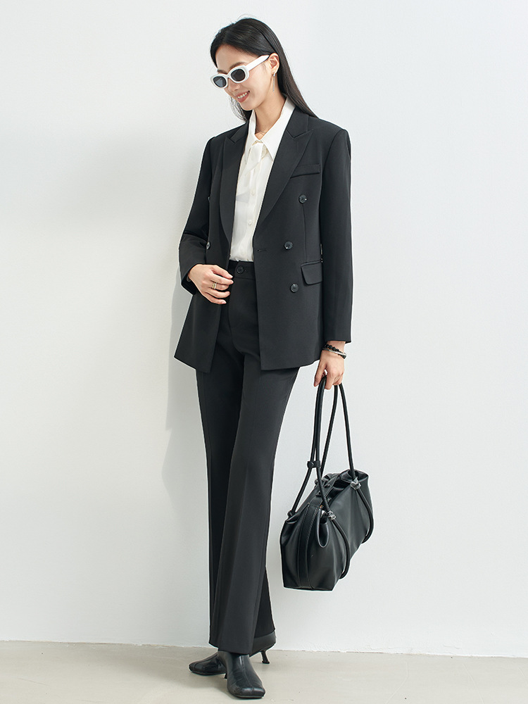 Marineblauw professioneel rokp - Women Formal Wear Interview recensie en prijs