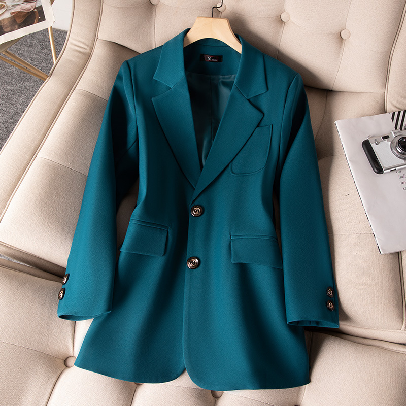 Blauw Zwart Groen Vrouwen Form - Women Formal Wear With Blazer recensie en prijs