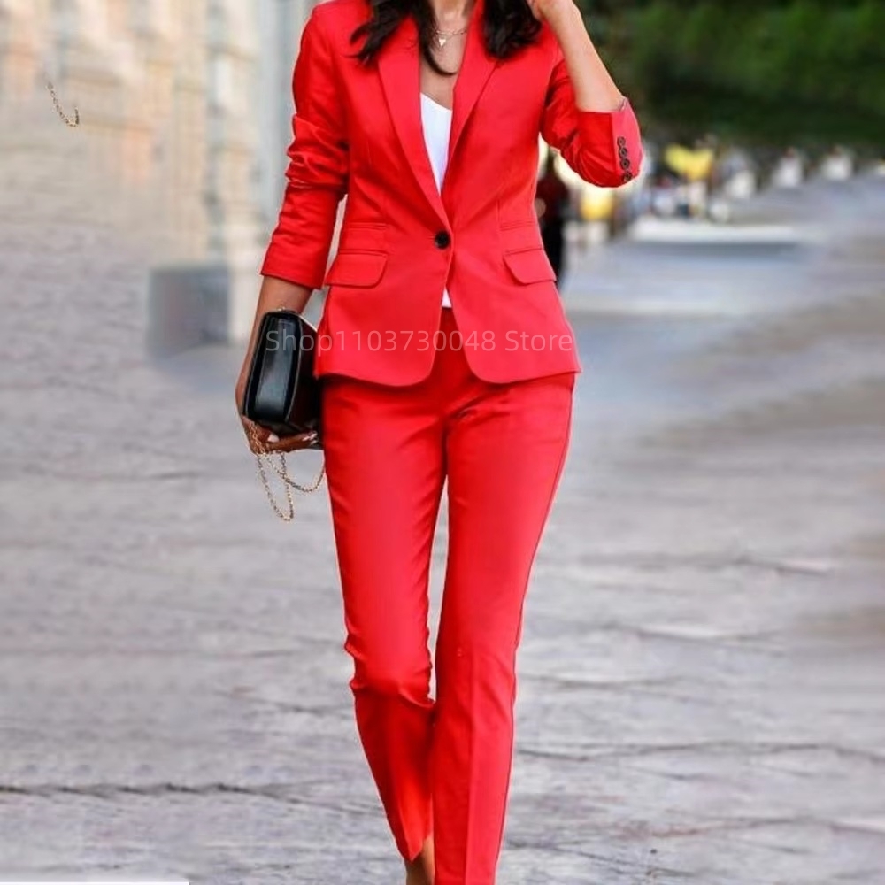 Mode Kantoor Dames Blazer en B - Women Formal Wear Blazer Set recensie en prijs