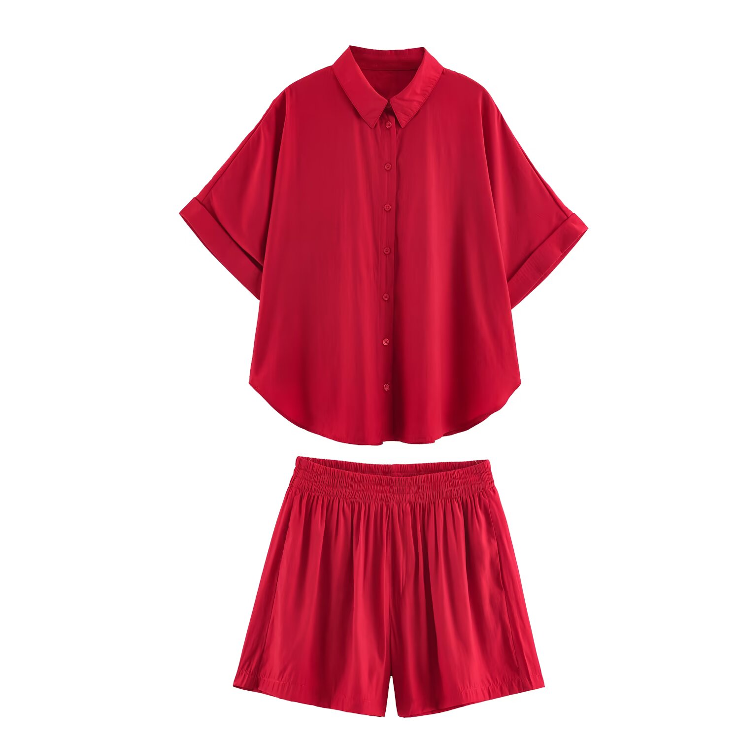 Dames Casual Shirt Shorts Paks - Women Formal Wear Tops recensie en prijs